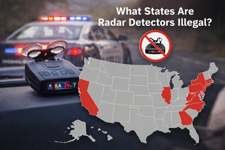 what states are radar detectors illegal