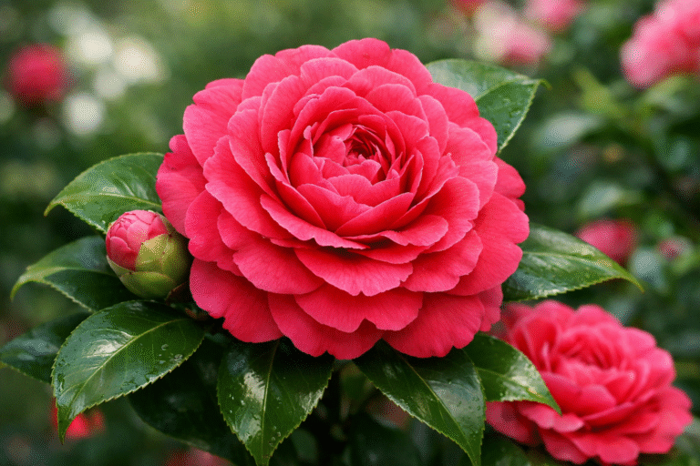 middlemist red camellia