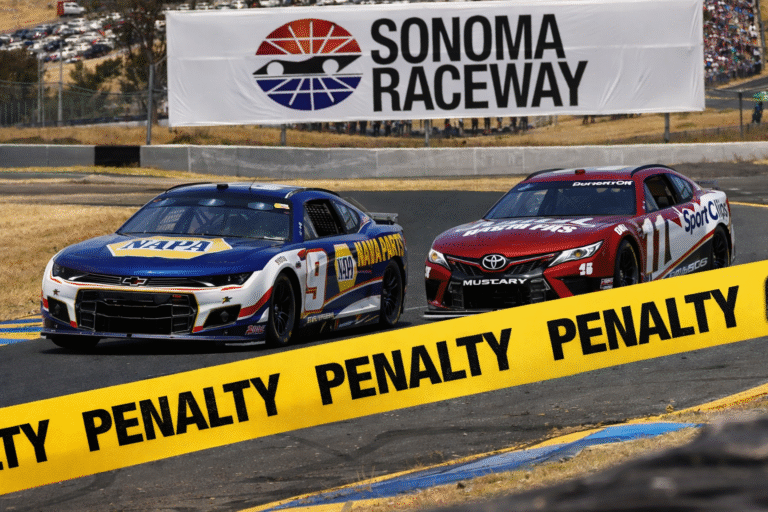 Sonoma Raceway NASCAR Penalties Shake the 2025 Season sonoma raceway nascar penalties