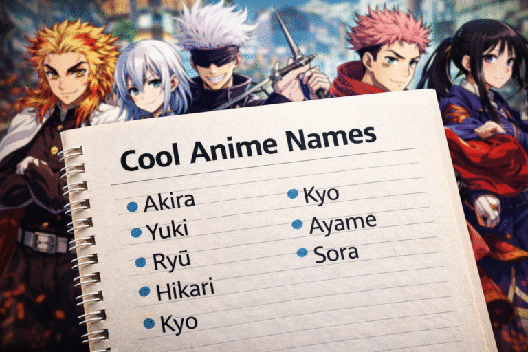 cool anime names