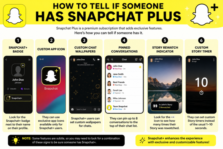 how to tell if someone has snapchat plus
