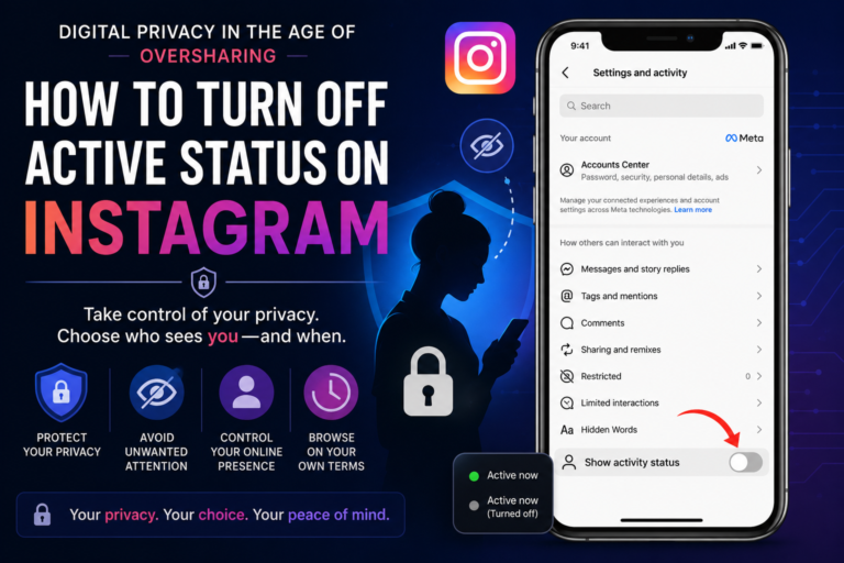 how to turn off active status on instagram